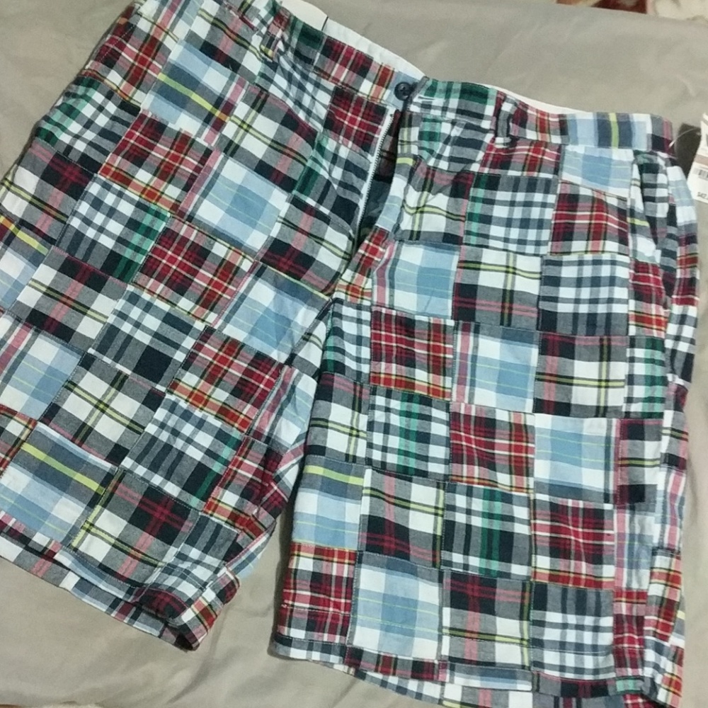 Mens Patchwork Design Shorts